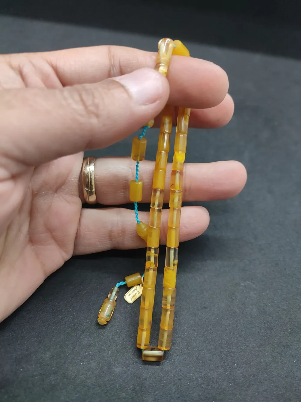 Mehmet Mercan Usta Eseri̇ Bi̇lek Boy Ok Gi̇bi̇ Kesme Sıkma Kehri̇bar küçük resim 3