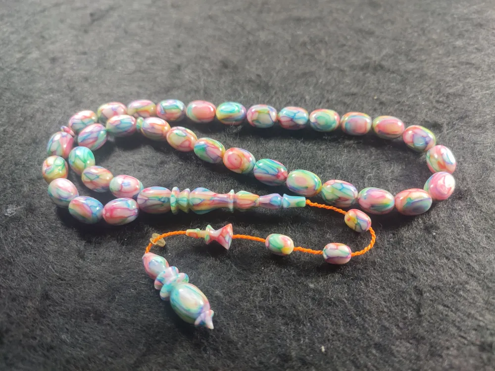 Dalgıç Usta İşi̇ İmzalı Mühürlü  Fransız  Galali̇t küçük resim 3