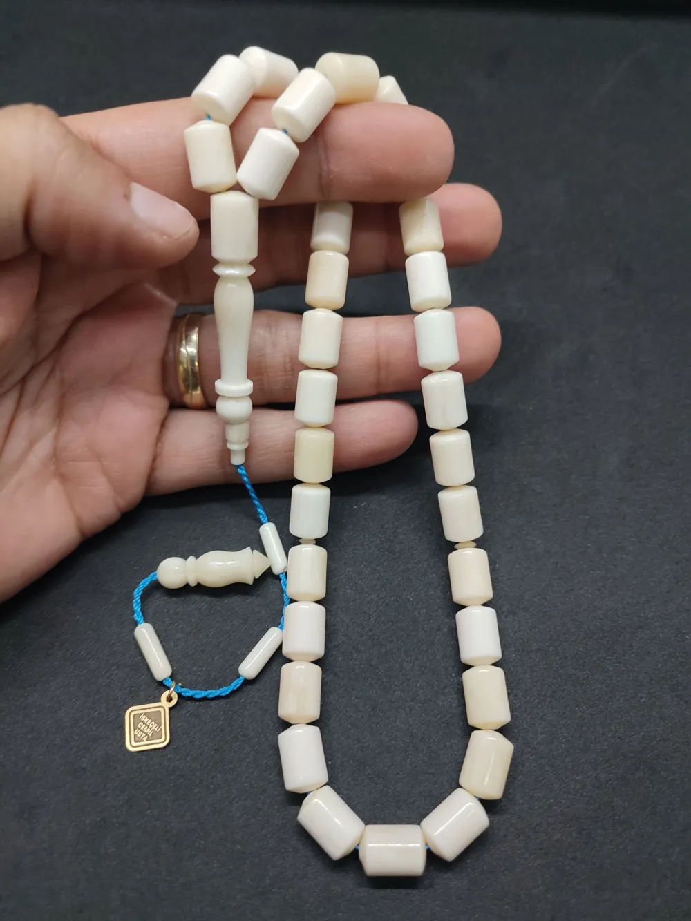 İskeçeli̇ Cemi̇l Usta Eseri̇ Sülün İmame Naturel Bali̇na Kemi̇ği̇ küçük resim 5