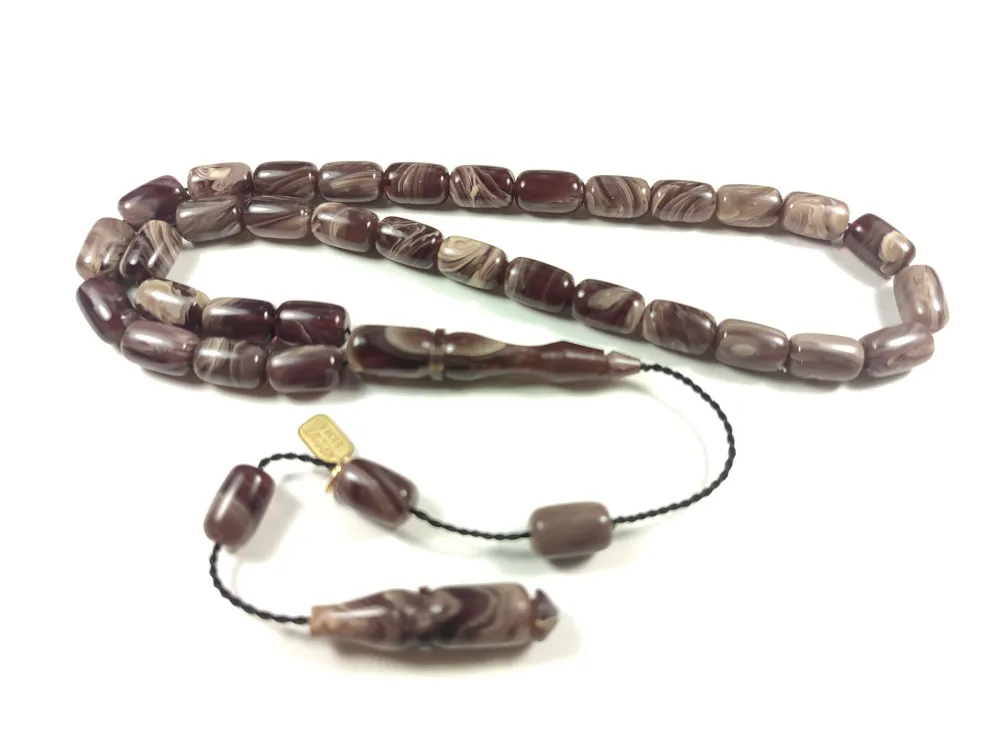 Mesut Elma Usta İşi̇ İmzalı Mühürlü Sıkma Kehri̇bar küçük resim 3