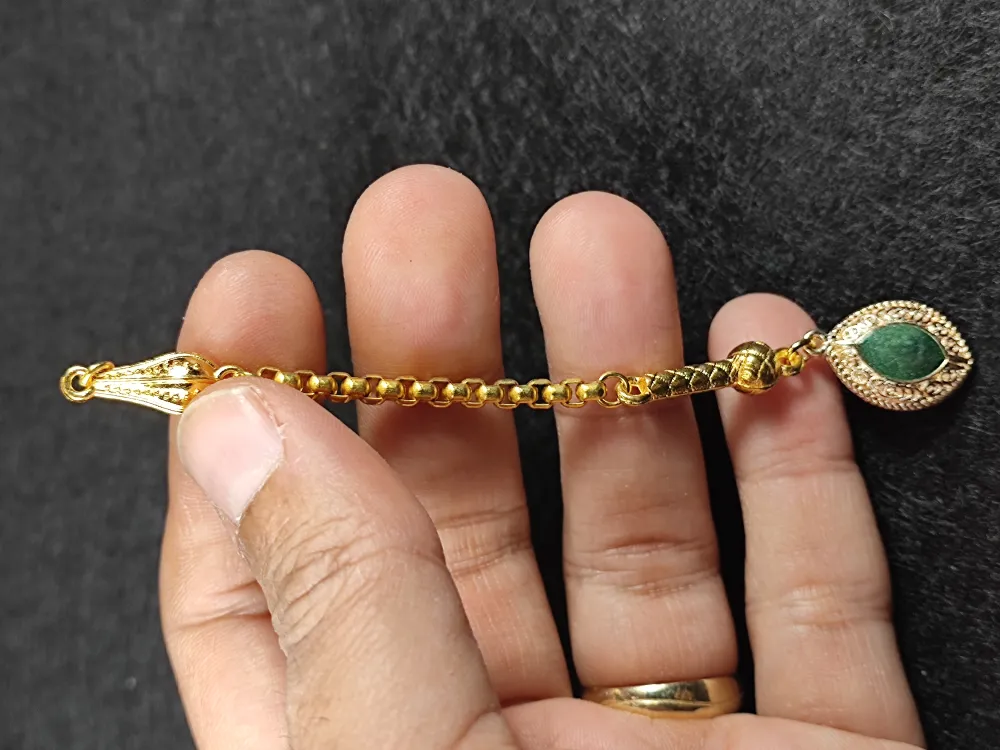 Usta İşçi̇li̇kli̇ Gümüş Kaplama Tesbi̇h Püskülü