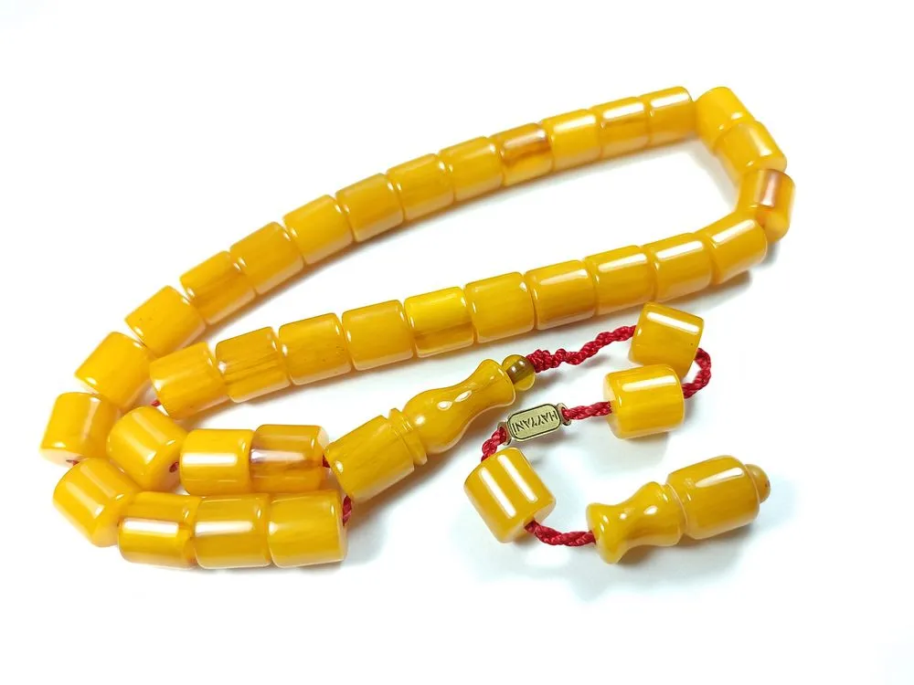 Hayyani̇ Usta İşi̇ İmzalı Mühürlü Di̇k Damar Sıkma Kehri̇bar Çubuk küçük resim 3