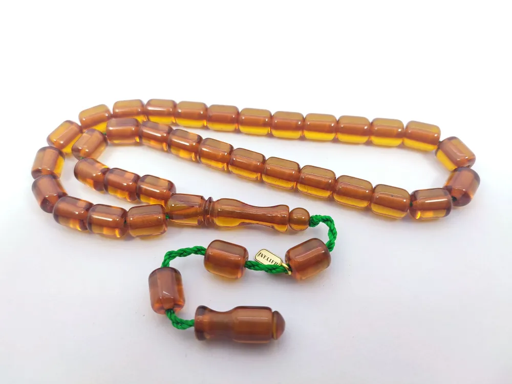 Hayyani̇ Usta Eseri̇ İmzalı Mühürlü Dönem Osmanlısı Ateş-İ Kehri̇bar küçük resim 3