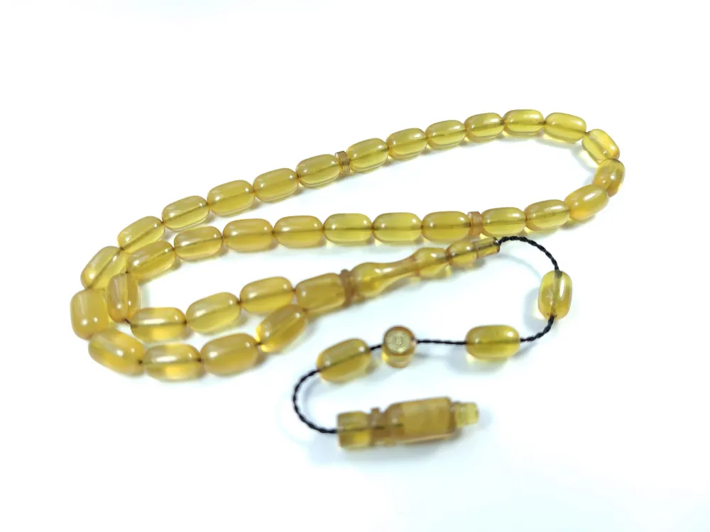 Mehmet Sancaktar  Usta İşi̇ İmzalı Mühürlü Sıkma Kehri̇bar