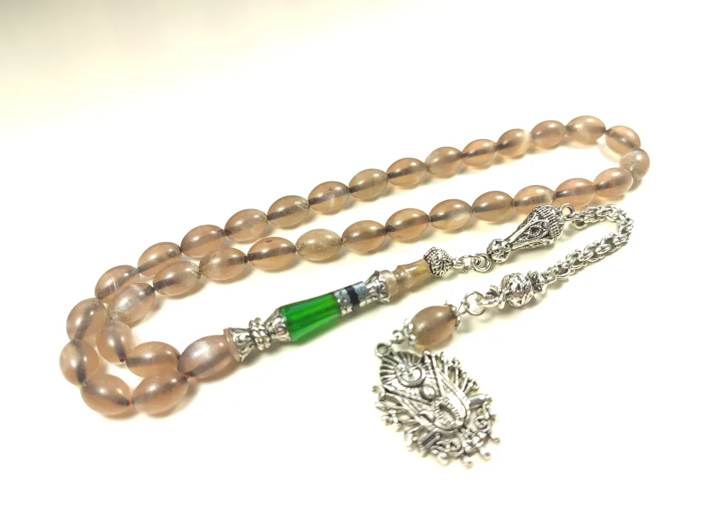 925 Ayar Gümüş Nakkaş İp Yolu Eski̇tme Multi̇ Color Sıkma Kehri̇bar küçük resim 3