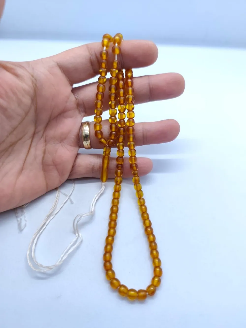 Zenne Boy (Küçük Boy) Eski̇ İran Necef Bağa Namaz Tesbi̇hi̇ küçük resim 4