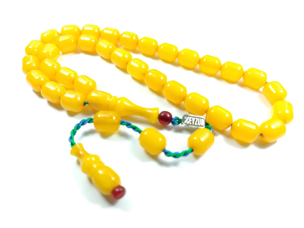 Mahmud Zeyzun Usta İşi̇ İmzalı (İmzası Gümüştür) Sıkma Kehri̇bar küçük resim 3