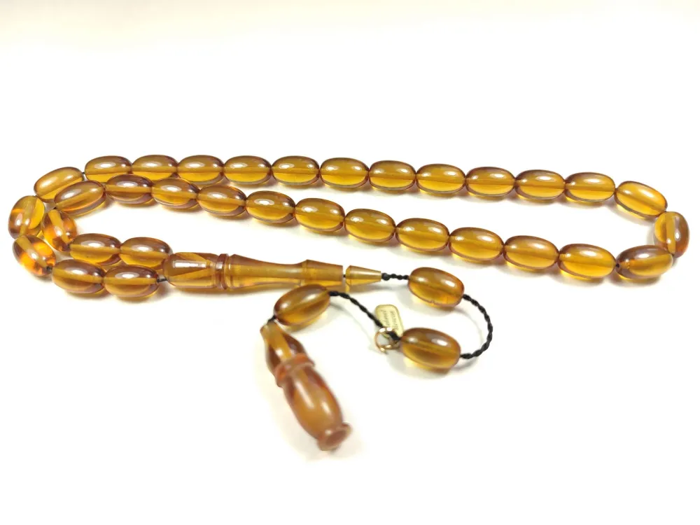 Mehmet Mercan Usta Eseri̇ İmzalı Aykırı Renk Sıkma Kehri̇bar küçük resim 2