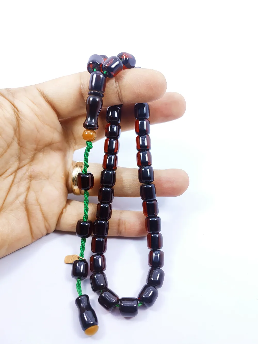 Muhammed Dabbas Usta Eseri̇ Osmanlı Torunu (Osmanlıya En Yakın) Sıkma Kehri̇bar küçük resim 4