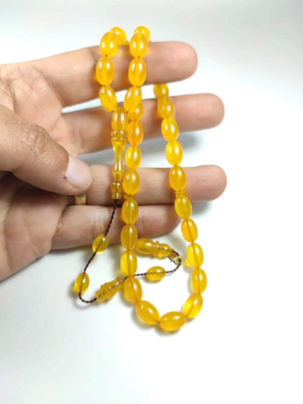 Ayhan Turan Usta İşi̇ İmzalı Mühürlü Sıkma Kehri̇bar küçük resim 5