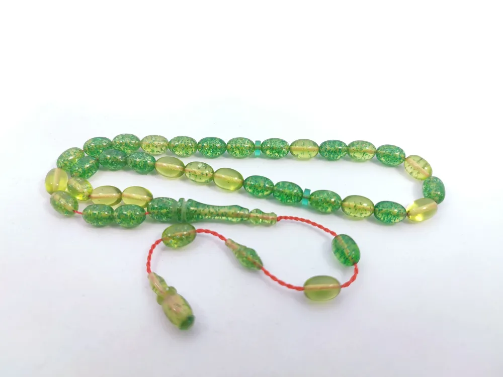 Darabacı Abdullah Usta Eseri̇ 0.6 Deli̇m Çi̇ft  Zımpara Çi̇ft Ci̇la Sıkma Kehri̇bar küçük resim 3