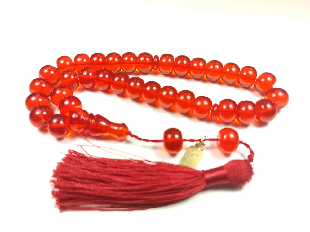 Ebu Zeyn Usta İşi̇ İmzalı Mühürlü Ateş Kehri̇bar küçük resim 2