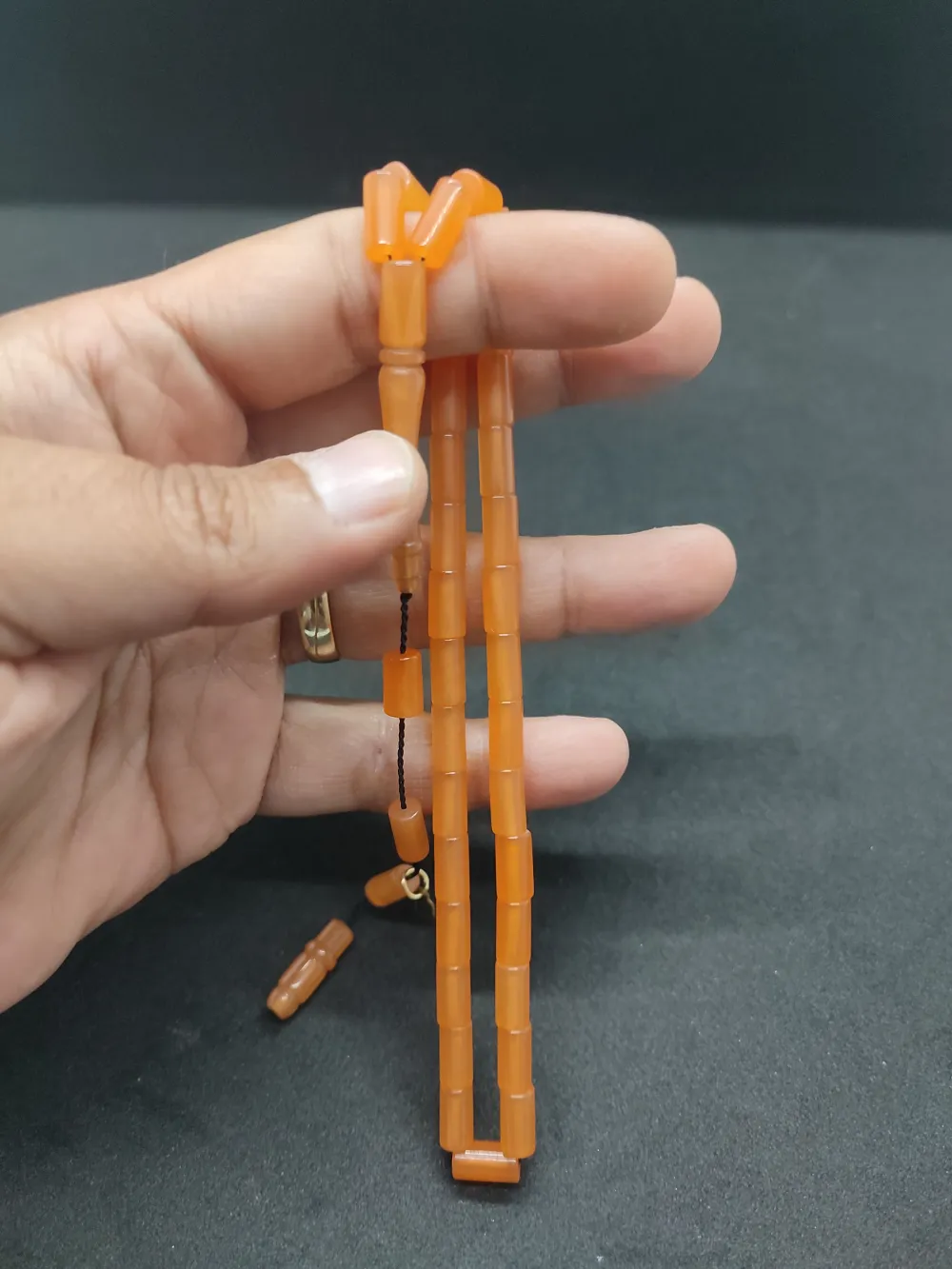 Furkan Gül Usta Eseri̇ Tam El Boy Ok Gi̇bi̇ Bi̇r Sıkma Kehri̇bar küçük resim 4