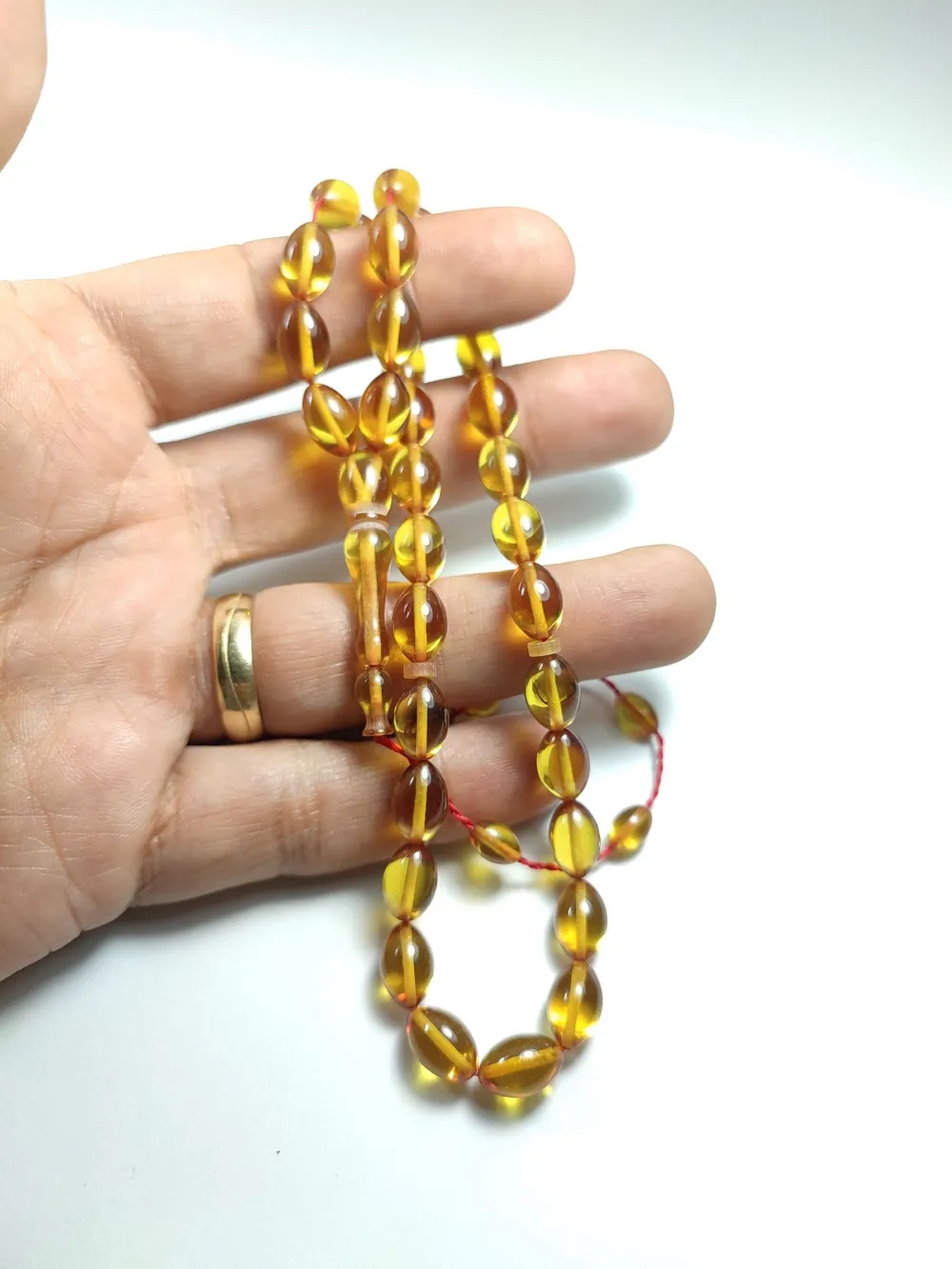 Mustafa Eyüpoğlu Usta İşi̇ İmzalı Mühürlü Zar Kehri̇bar küçük resim 5