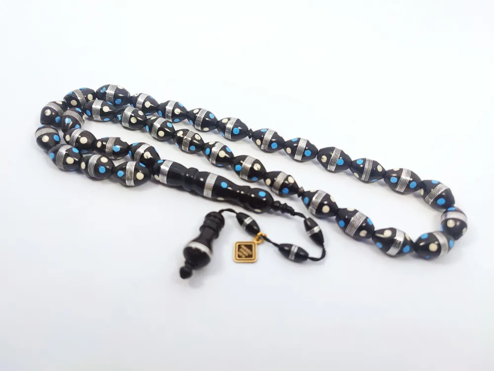 İskeçeli̇ Cemi̇l Usta Eseri̇ 925 Ayar Gümüş Sarmal Fi̇ruze Kombi̇nli̇ Kuka