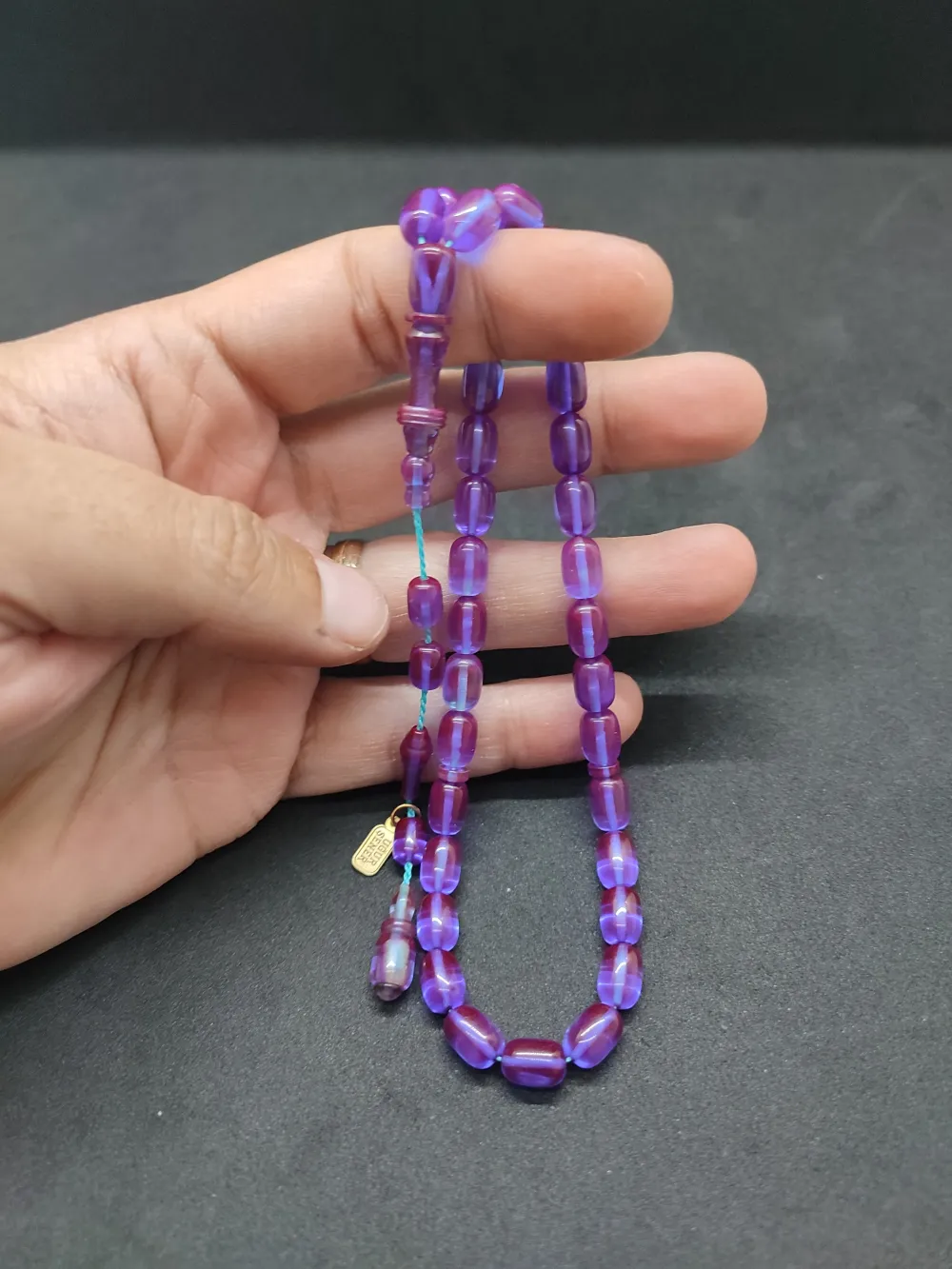 Uğur Şener Usta Eseri̇ İmame Halkalı Çi̇ft Kat Ci̇lalı Ateş-İ Kehri̇bar küçük resim 5