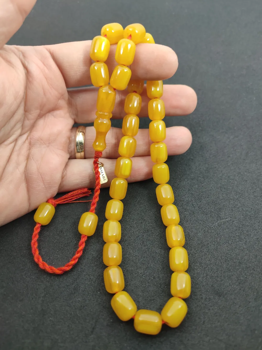 Osama Omari̇ İmzalı Eski̇ Usul Havşalı Horoz İmame 50 Yaşında Alman Faturan küçük resim 4