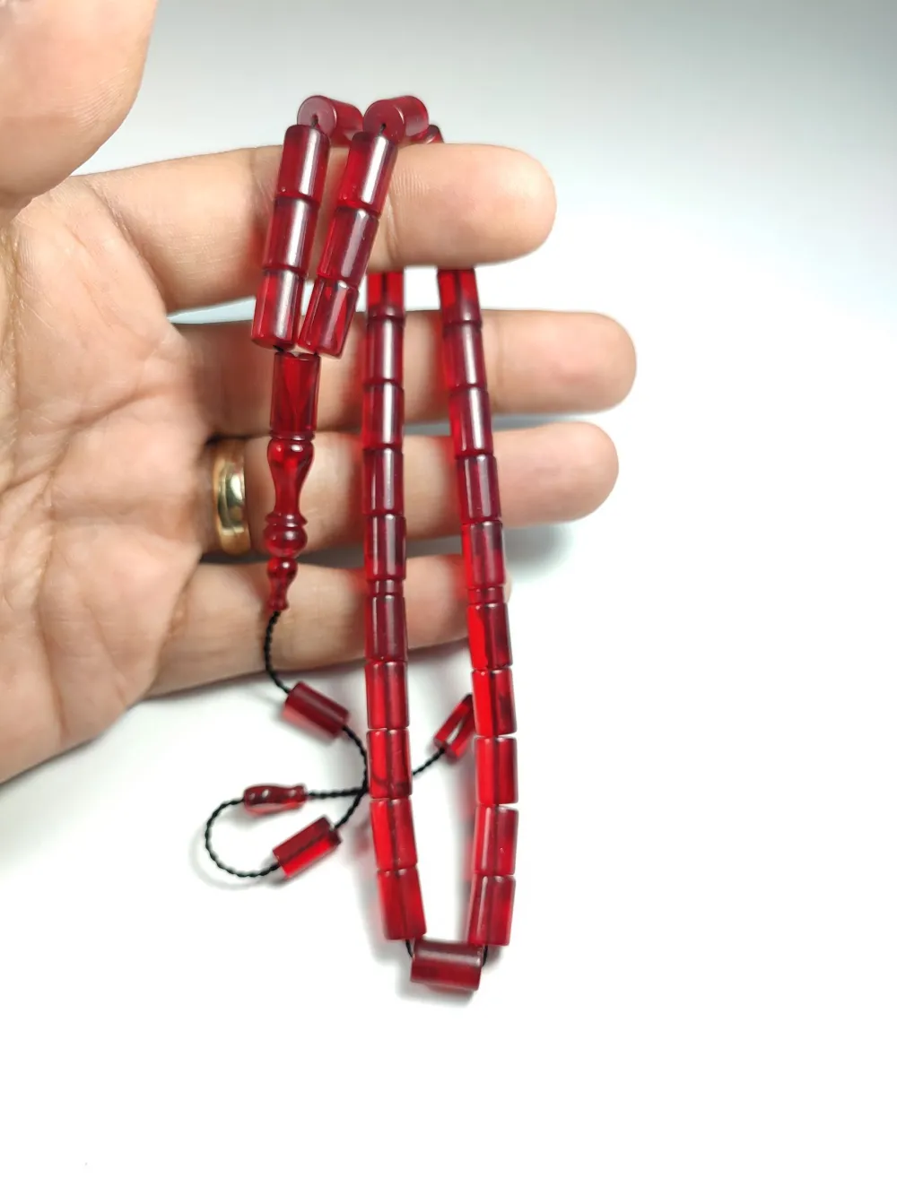 Mehmet Sancaktar Usta İşi̇ İmzalı Mühürlü  Zar Kehri̇bar küçük resim 4