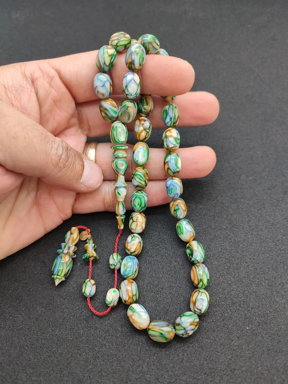 Başka Yerde Yok!!! Dalgıç Usta Eseri̇ Nadi̇r Renk  Fransız Galali̇t küçük resim 5