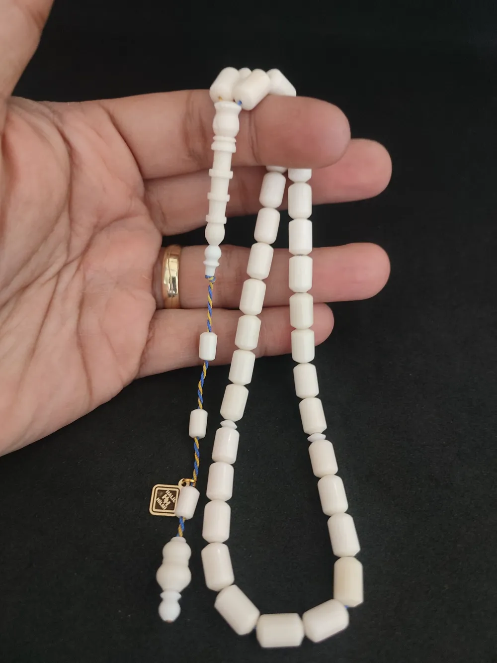 İskeçeli̇ Cemi̇l Usta Eseri̇ Mi̇nare Model Natural  Deve Kemi̇ği̇ küçük resim 5