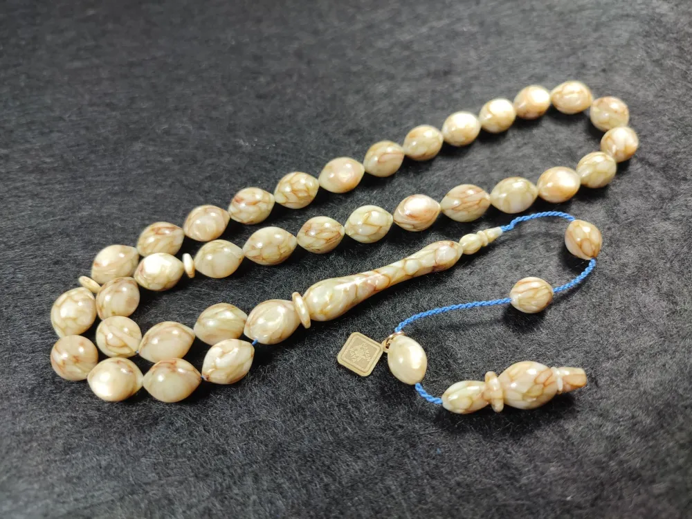 Hakan Kaya Usta İşi̇ İmzalı Mühürlü İri̇ Boy Fransız  Galali̇t küçük resim 2