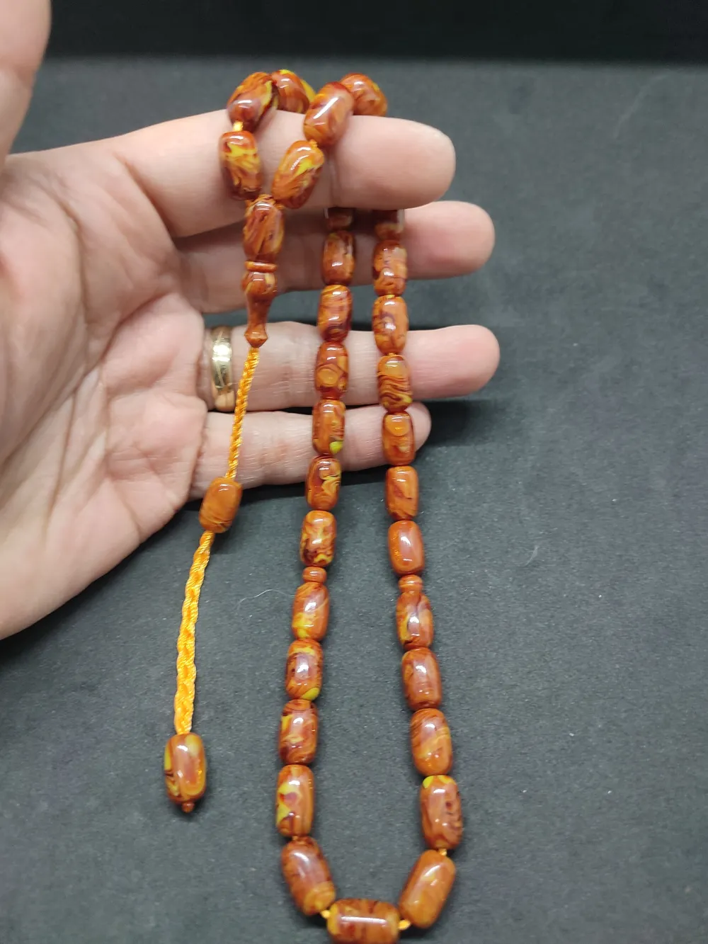 İsa Balkaya Usta Eseri̇  Eski̇ Usul Kat Kat İpe Di̇zi̇li̇ Eski̇ Objeden Katali̇n küçük resim 4