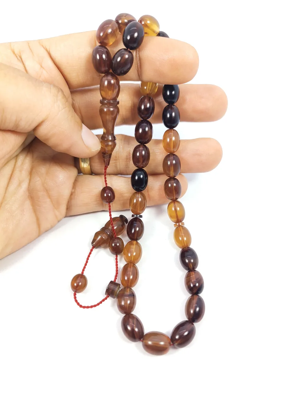 Ahmet Damar Usta Eseri̇ 0.6 Deli̇m Renk Cümbüşü Sıkma Kehri̇bar küçük resim 5