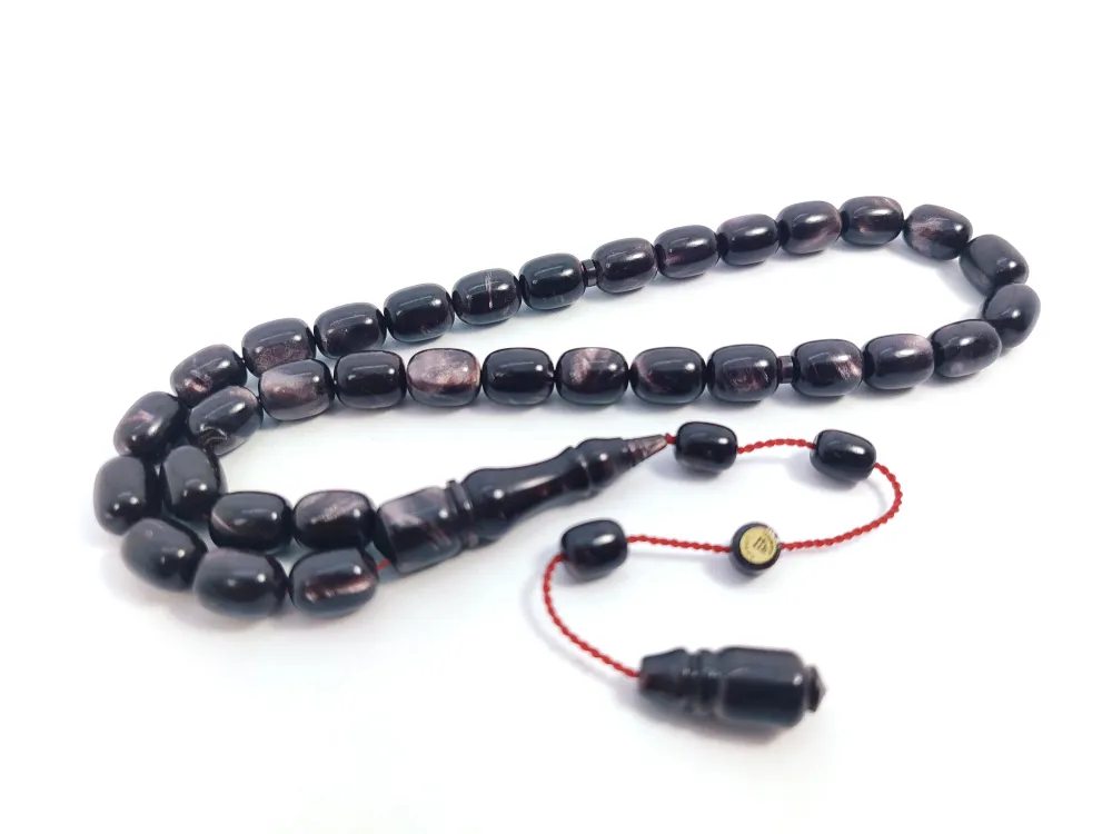 Ahmet Damar Usta Eseri̇ 0.6 Deli̇m İnci̇ Si̇yahı Sıkma Kehri̇bar