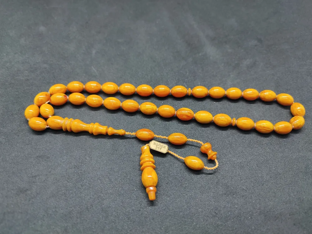 Ali̇ Küçük Usta Eseri̇ Çi̇ft Kat Ci̇lalı Alman Sıkma Kehri̇bar küçük resim 3