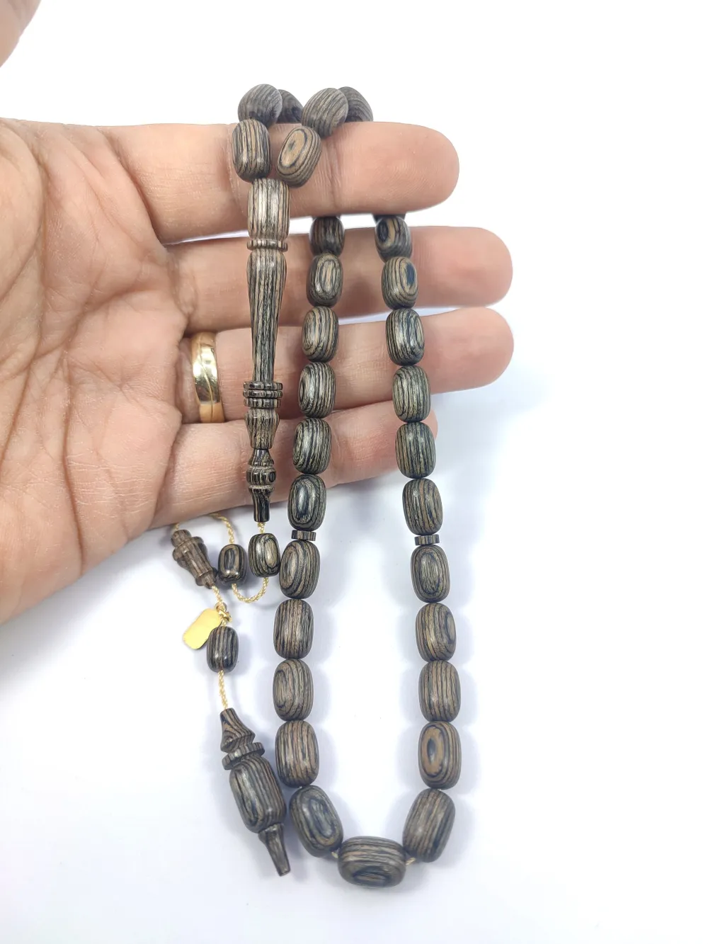 Hali̇l Hi̇lmi̇  Usta İşi̇ İmzalı Halkalı Nadi̇r Tür Nadi̇r Renk Doğal Kafur Ağacı küçük resim 4