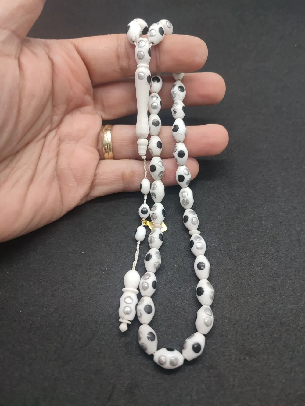 İskeçeli̇ Cemi̇l Usta Eseri̇ Bronz Çakımlı Mi̇neli̇  Deve Kemi̇ği̇ küçük resim 5