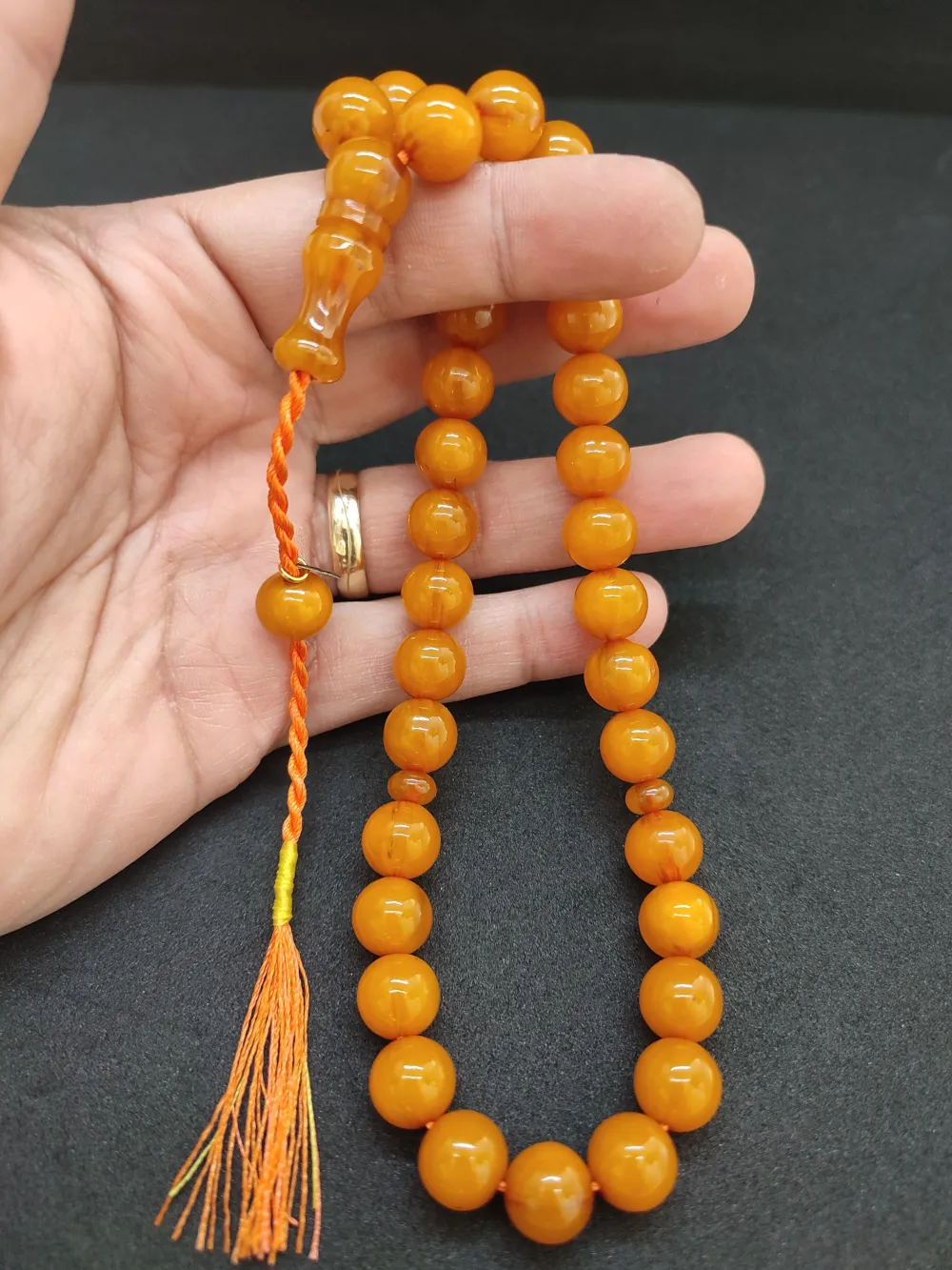 Osama Omari̇ İmzalı Eski̇ Usul Havşalı Horoz İmame 50 Yaşında Alman Faturan küçük resim 4