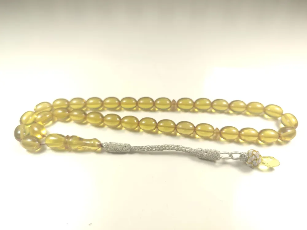 Darabacı Abdullah Usta Eseri̇ Trabzon Kazazi̇ye Püsküllü3 Kat Ci̇lalı Ateş Kehri̇bar küçük resim 3