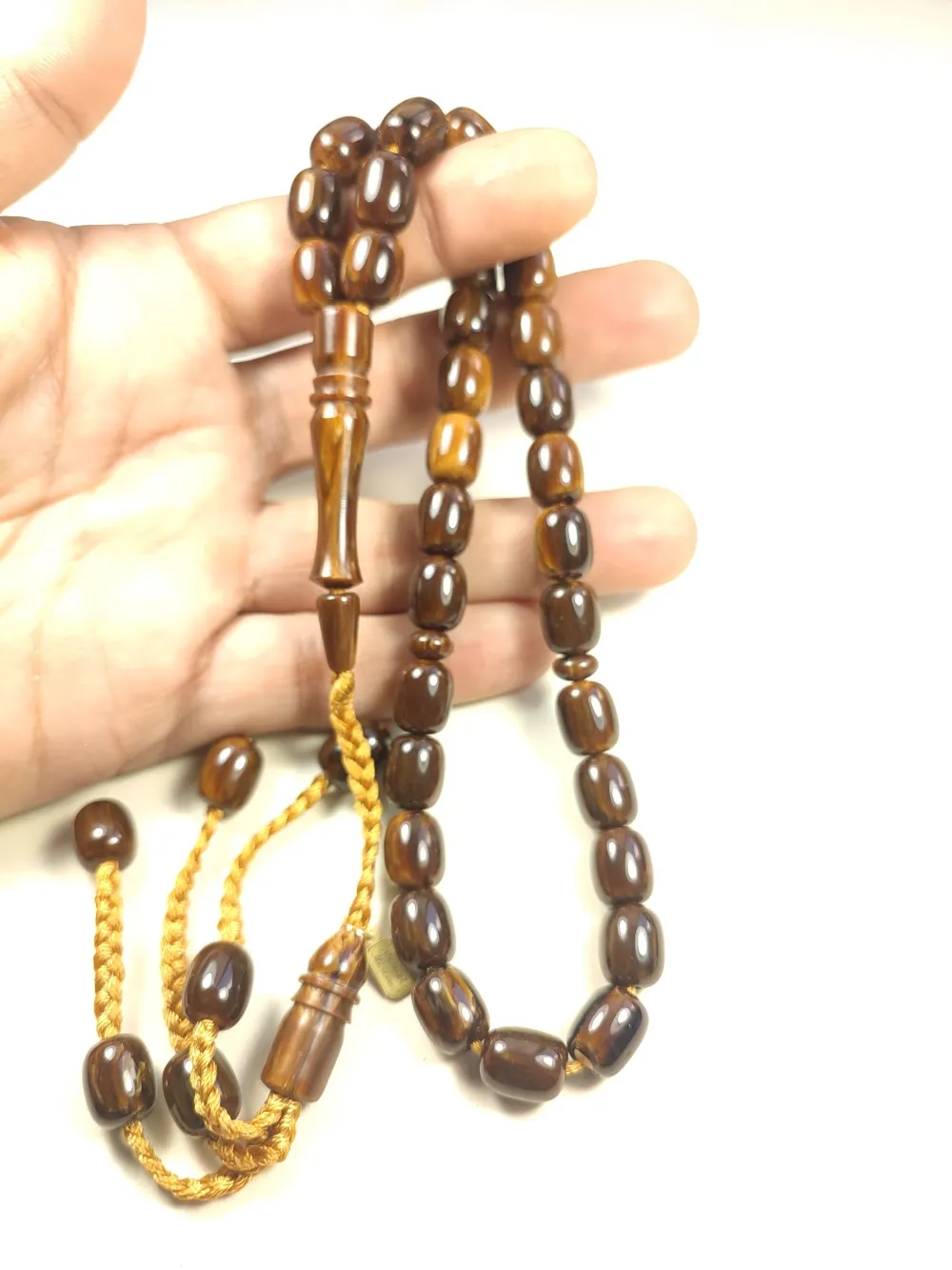 Mehmet Mercan Usta İmzalı Zaza  Model Sıkma Kehri̇bar küçük resim 4