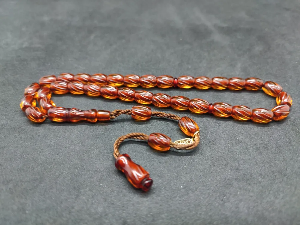 Dabbas Usta Eseri̇ El Boy Ful Kalem Oyma Ateş-İ Kehri̇bar küçük resim 2