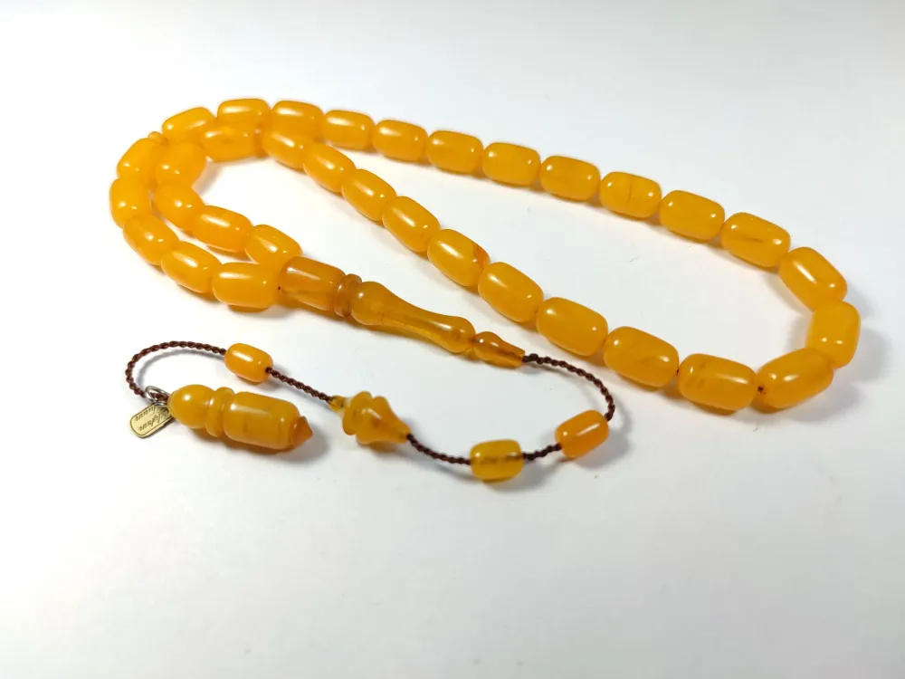 Ayhan Turan Usta İşi̇ İmzalı  Sıkma Kehri̇bar küçük resim 3