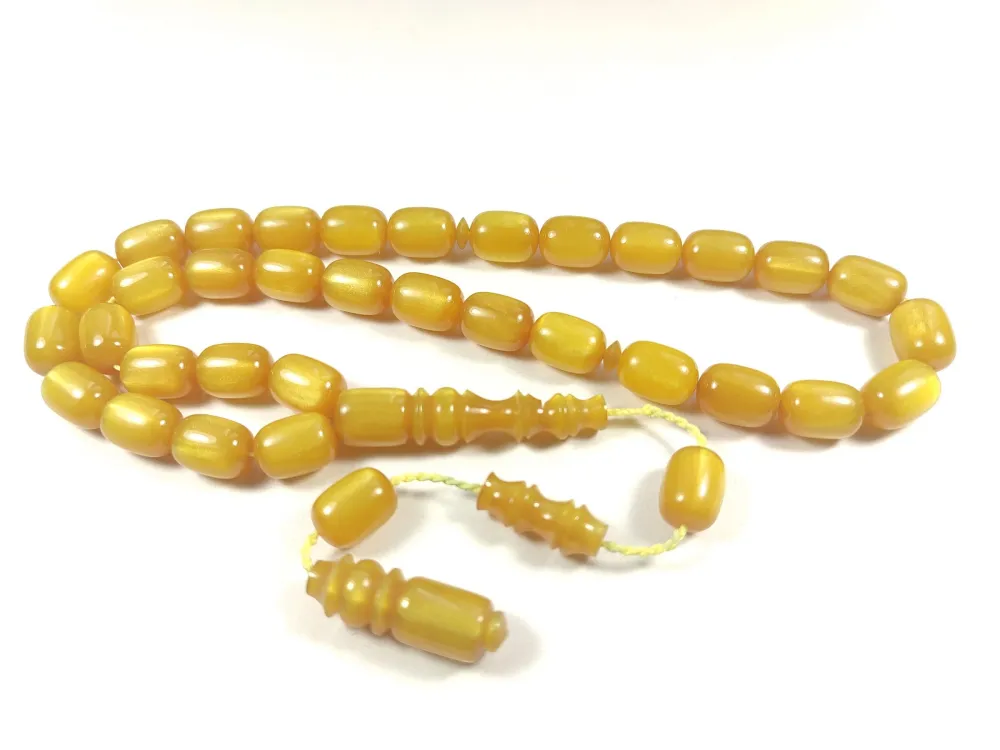 Emi̇na Ri̇şvani̇ Usta İşi̇ İmzalı Multi̇ Color  Sıkma Kehri̇bar küçük resim 2