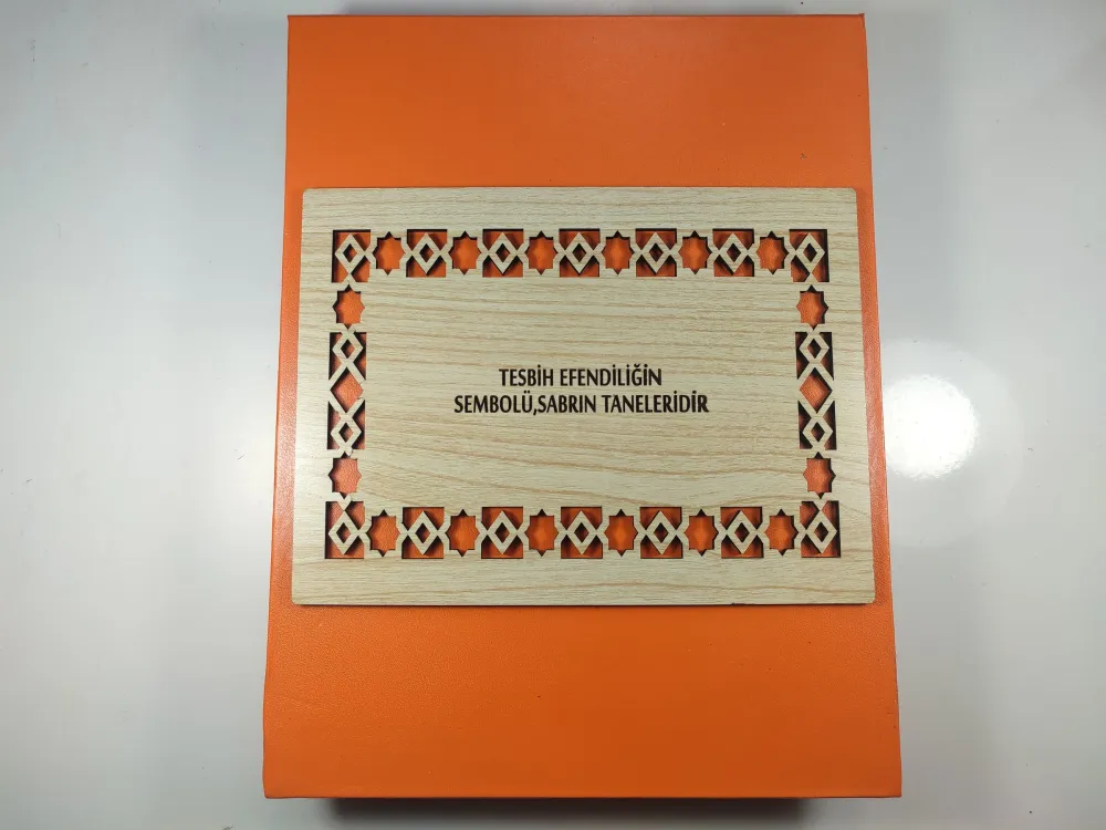 Lüx Deri̇ 5 Li̇ Tesbi̇h Kutusu