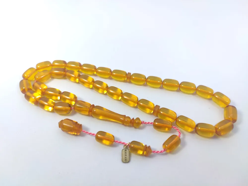 Hayyani̇ Usta İşi̇ İmzalı Rengi̇n Zi̇rvesi̇ Ateş-İ Kehri̇bar