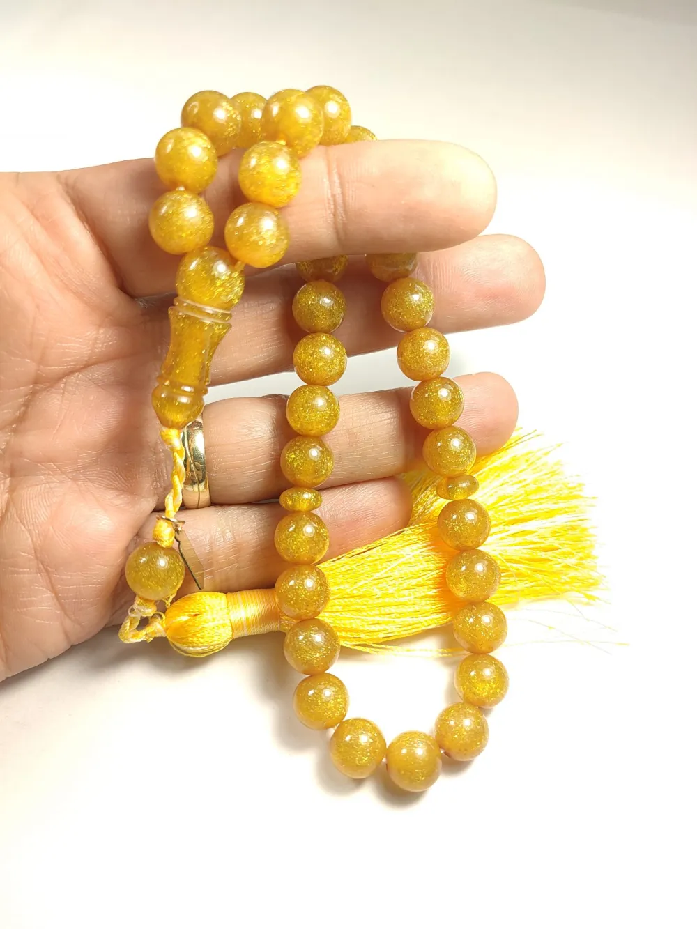 Ebu Zeyn Usta İşi̇ İmzalı Osmanlı Torunu Sıkma Kehri̇bar küçük resim 4