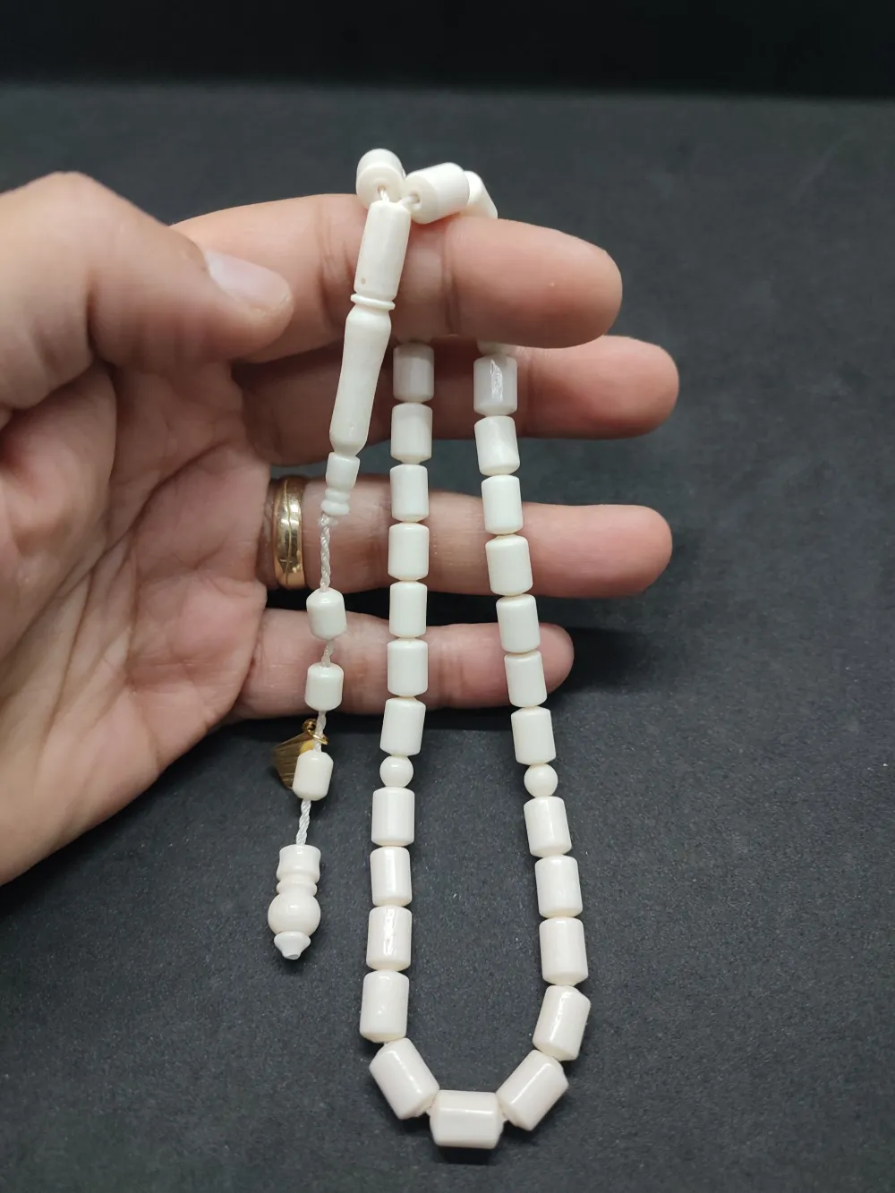 İskeçeli̇ Cemi̇l Usta Eseri̇ El Boy Naturel Deve Kemi̇ği̇ küçük resim 4