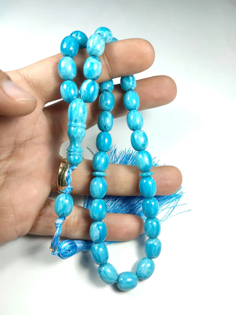 Ebu Zeyn Usta İşi̇ İmzalı Mühürlü Sıkma Kehri̇bar küçük resim 4