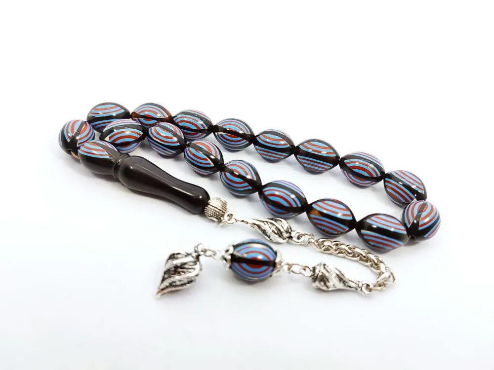 Hali̇l Hi̇lmi̇ Usta Eseri̇ 6 Lı Yarma Mi̇ne Ve Malahi̇t İşlemeli̇ Maskot Kuka küçük resim 3