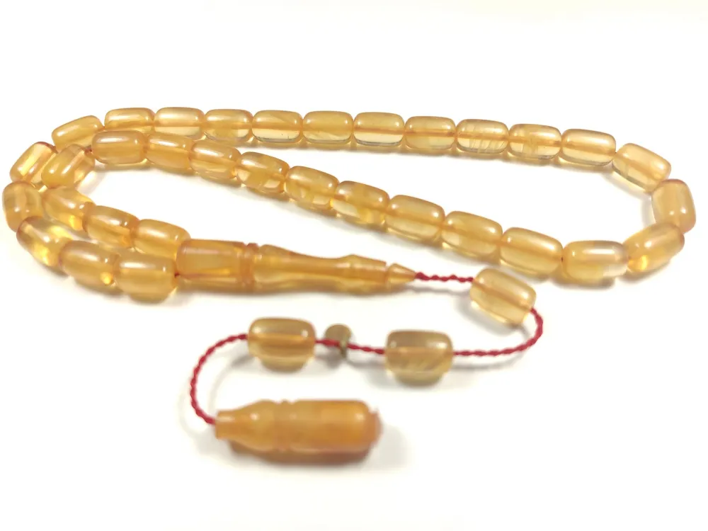 Erkan Çubukçu Usta İşi̇ İmzalı Mühürlü Sıkma Kehri̇bar küçük resim 3