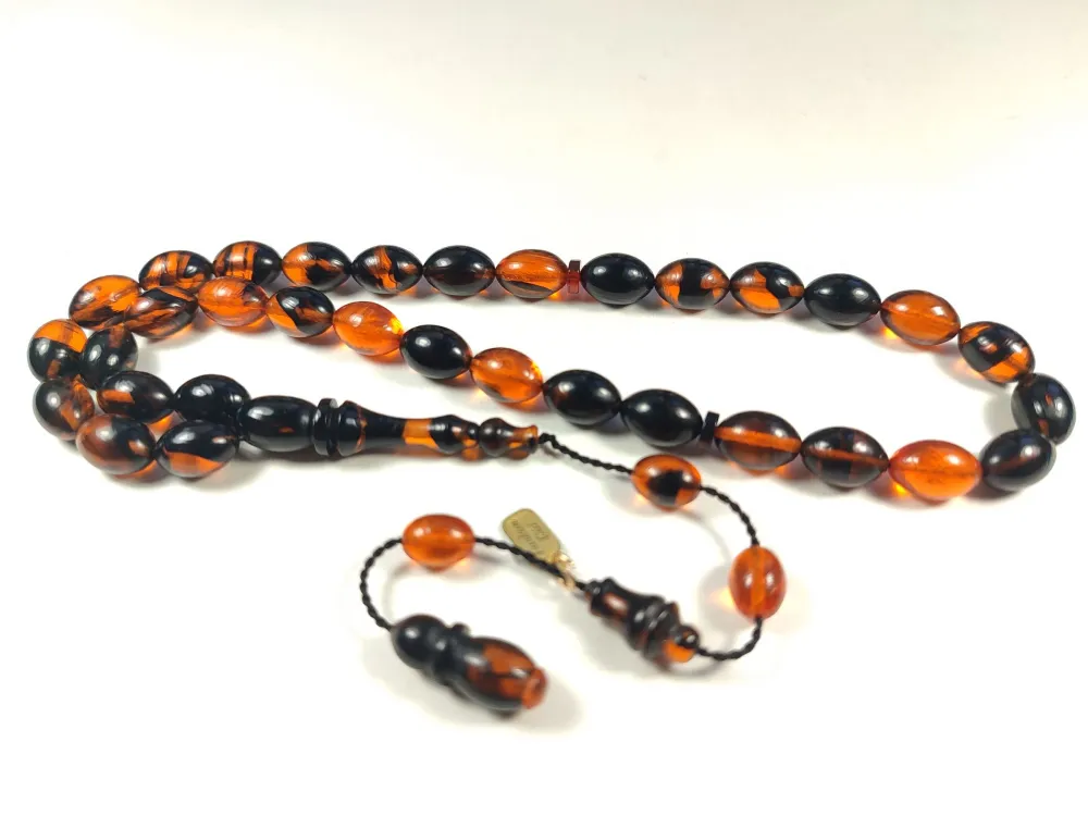 Furkan Gül Usta İşi̇ İmzalı Mühürlü  Sıkma Kehri̇bar küçük resim 2