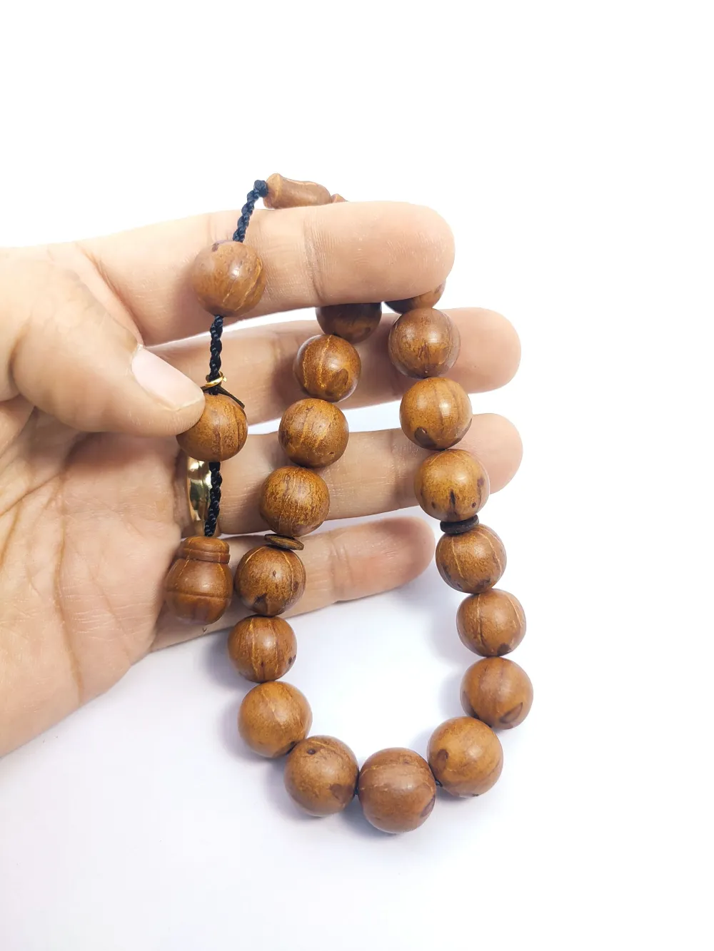 Hali̇l Hi̇lmi̇ Usta Eseri̇ İri̇ Boy Mi̇s Kokulu Maskot Andız Tesbi̇h küçük resim 5