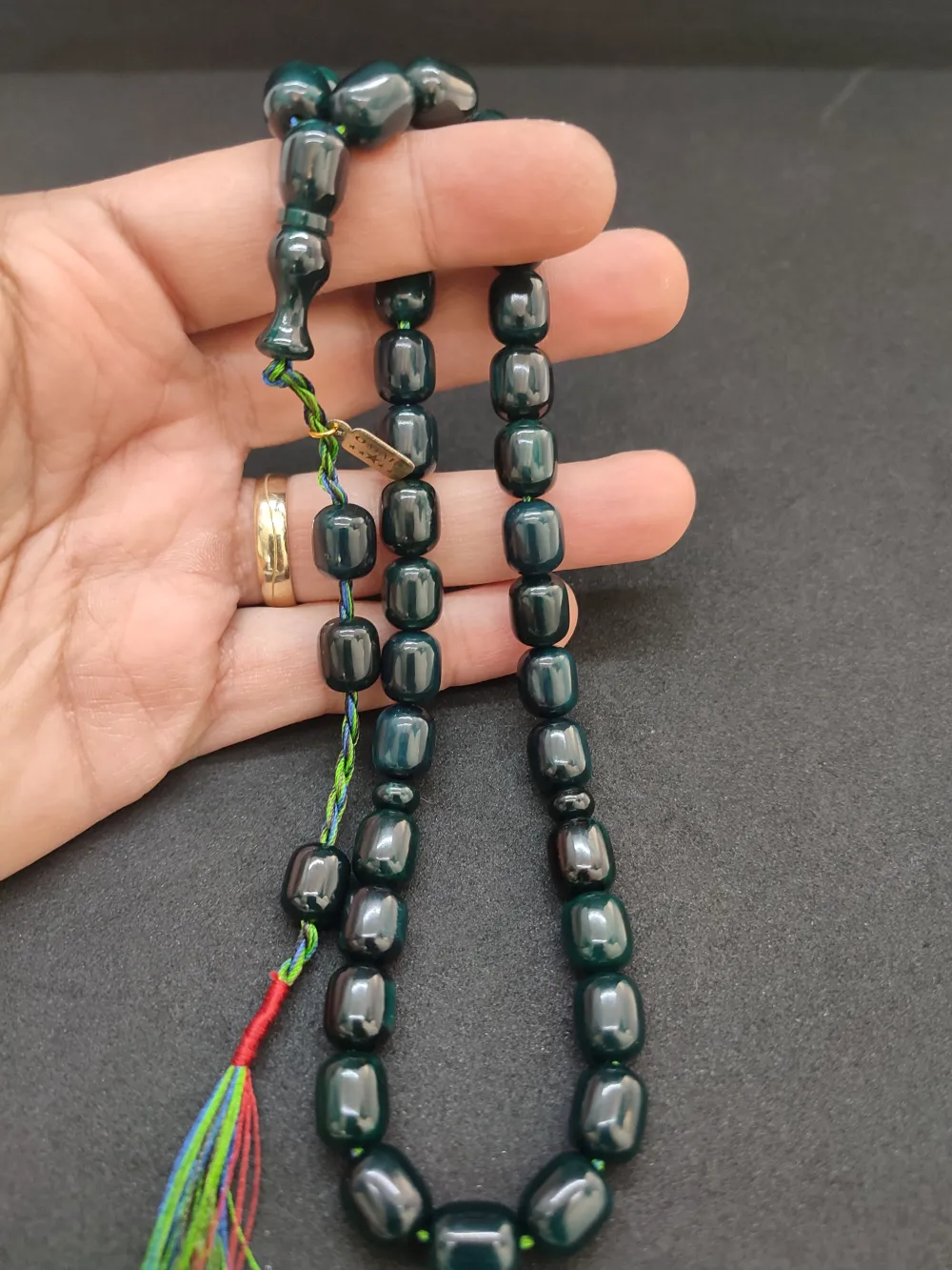 Osama Omari̇ İmzalı Eski̇ Usul Havşalı Horoz İmame 50 Yaşında Alman Faturan küçük resim 5