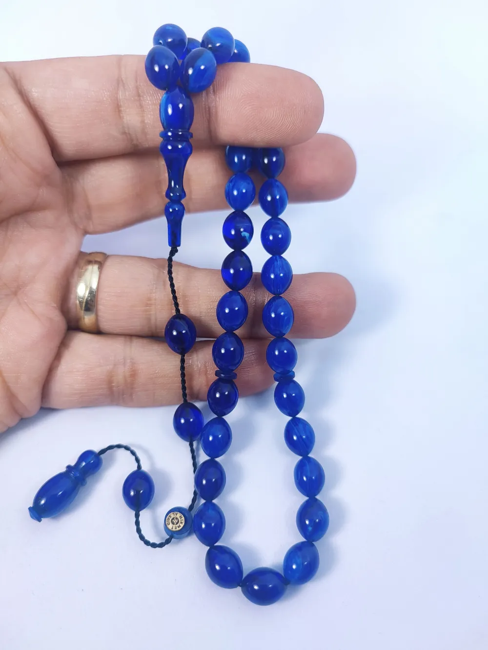 Hi̇kmet Al Sai̇d Usta Eseri̇ 0.6 Deli̇m Çi̇ft Ci̇lalı Sıkma Kehri̇bar küçük resim 4