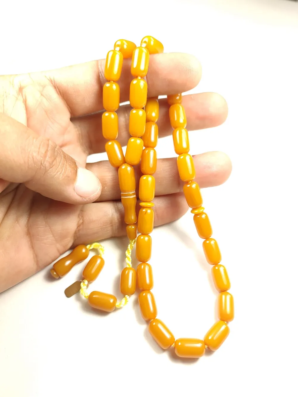 Mehmet Mercan Usta İşi̇ İmzalı Rengi̇n Zi̇rvesi̇ Bi̇r Sıkma Kehri̇bar küçük resim 5