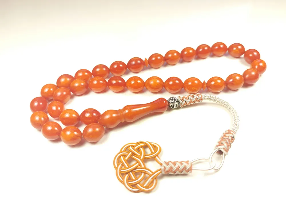 Şevket Alkan Usta Eseri̇ Trabzon Kazazi̇ye Püsküllü Objeden Sıkma Kehri̇bar